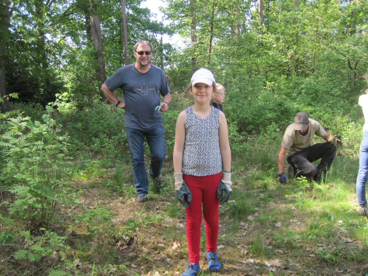 Werken in het Griesbroek samen met de mensen van Natuurpunt